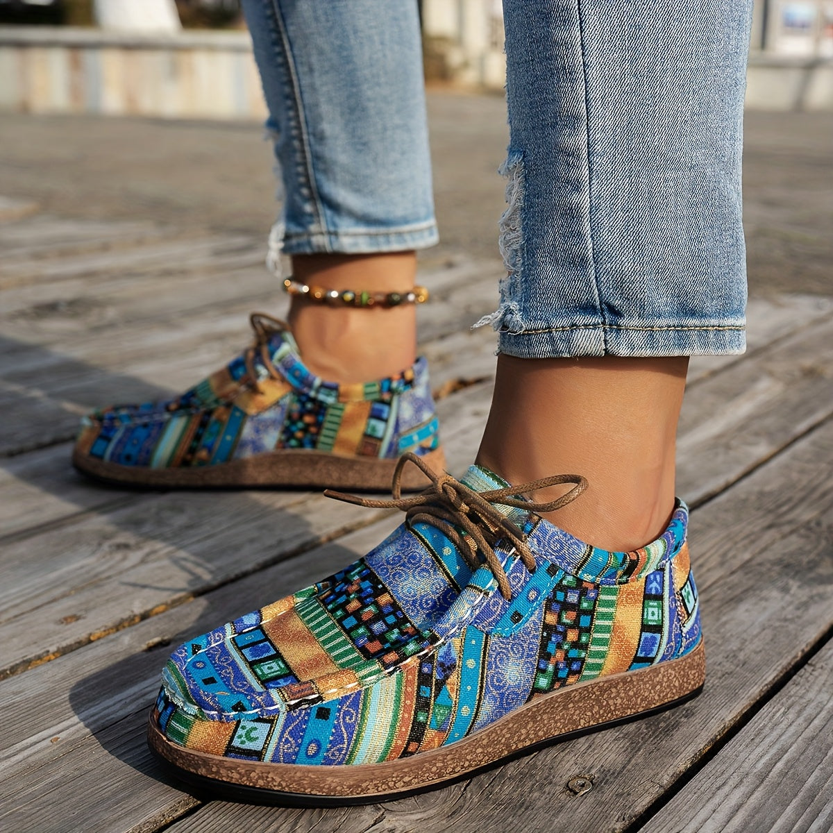 Enora | Chaussures rétro colorées pour femme