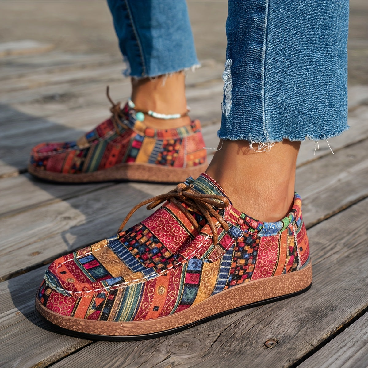Enora | Chaussures rétro colorées pour femme